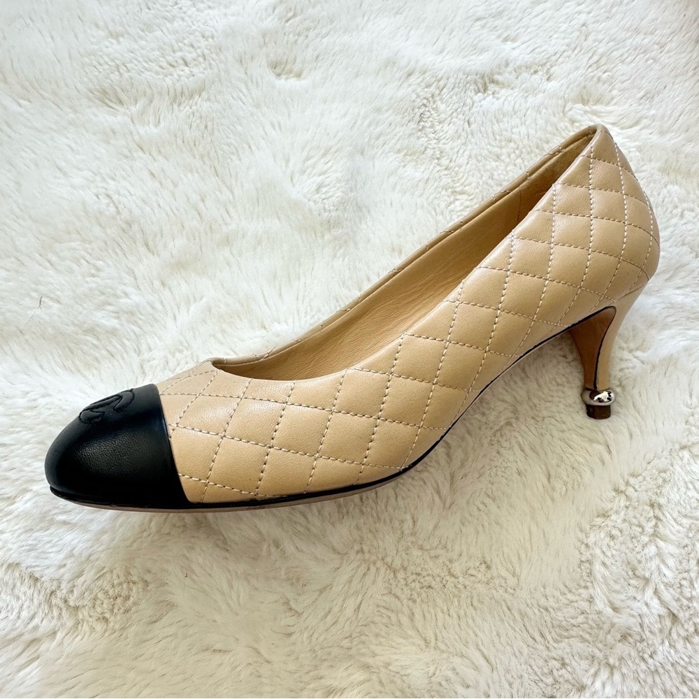 CHANEL women heel shoes size 39 EU Authentic Retail 1250$ - Picture 7 of 11